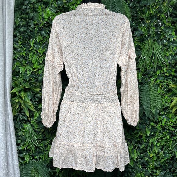 CHARLIE HOLIDAY ANTHROPOLOGIE Dress‎ Women 4 Orange Floral Boho Cottage 2803 - Picture 10 of 11